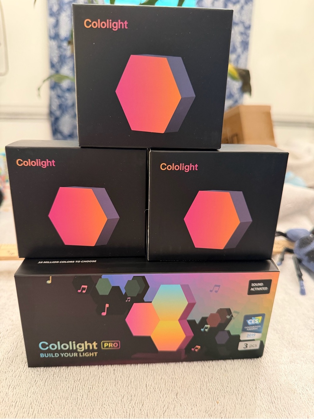 Pro Hexagonal Smart Light Panels - Black
